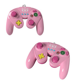 Princess Peach Nintendo Wii&Wii U Fight Controller Pad (PDP) - Princess Peach Nintendo Wii&Wii U Fight Controller Pad (PDP) for Wii U