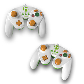 Wired (PDP) - Yoshi Wii&Wii U Controller Fight Pad