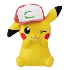 Plush - Toy - Pokemon - 10" Pokemon The Movie Vol4 - Pikachu with Sun Moon Hat - A