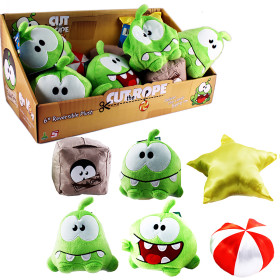 Cut the Rope - Toy - Switch-A-Roos - 6" - 16 pc - Assorted (6 Eating/Candy 4 Smile/Star and 6 Sad/Box) (Round 5)