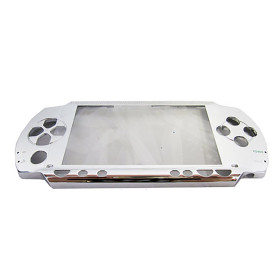 Repair Part - PSP 1000 - Metallic Faceplate - FRONT SHELL ONLY - Pearl White (Third Party)