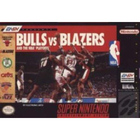 SNES - Super Nintendo Bulls vs. Blazers and the NBA Playoffs Pre-Played