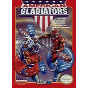 NES - Original Nintendo American Gladiators Pre-Played