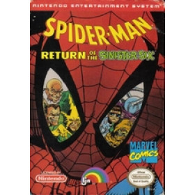 NES - Original Nintendo Spiderman Sinister Six Pre-Played