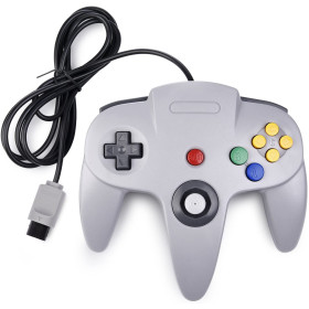Nintendo 64 Controller Grey - N64 Controller in Classic Grey for Nintendo 64 Controllers