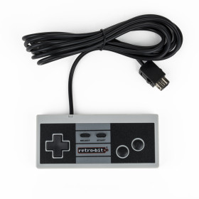 Retro 8 Pro Controller (Retro-Bit) - NES Classic Console Wired Controller for General Gaming