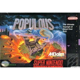 SNES - Super Nintendo Populous Pre-Played