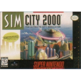 SNES - Super Nintendo SimCity 2000 Pre-Played for Super Nintendo