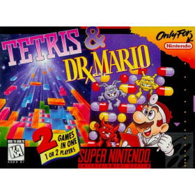 SNES - Super Nintendo Tetris&Dr. Mario Pre-Played