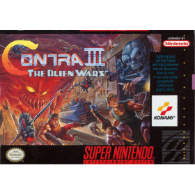 SNES Contra III - Super Nintendo Contra 3 Alien Wars