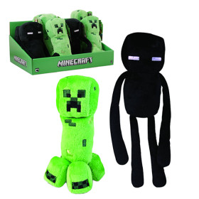 Toy Minecraft Enderman And Creeper Plush Assortment 9 Pc (5 Enderman Plush And 4 Creeper Plush) - Toy Minecraft Enderman And Creeper Plush Assortment 9 Pc (5 Enderman Plush And 4 Creeper Plush) for General Gaming