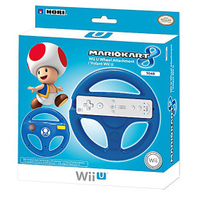 Wii U Controller Mario Kart 8 Toad Racing Wheel (hori) - Wii U Controller Mario Kart 8 Toad Racing Wheel (hori) for General Gaming