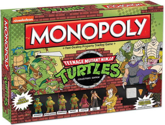 Monopoly: Teenage Mutant Ninja Turtles Collector's Edition Board Game