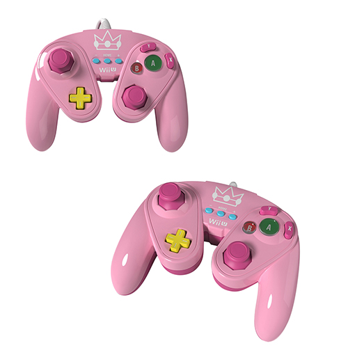 Princess Peach Nintendo Wii&Wii U Fight Controller Pad (PDP) - Princess Peach Nintendo Wii&Wii U Fight Controller Pad (PDP) for Wii U