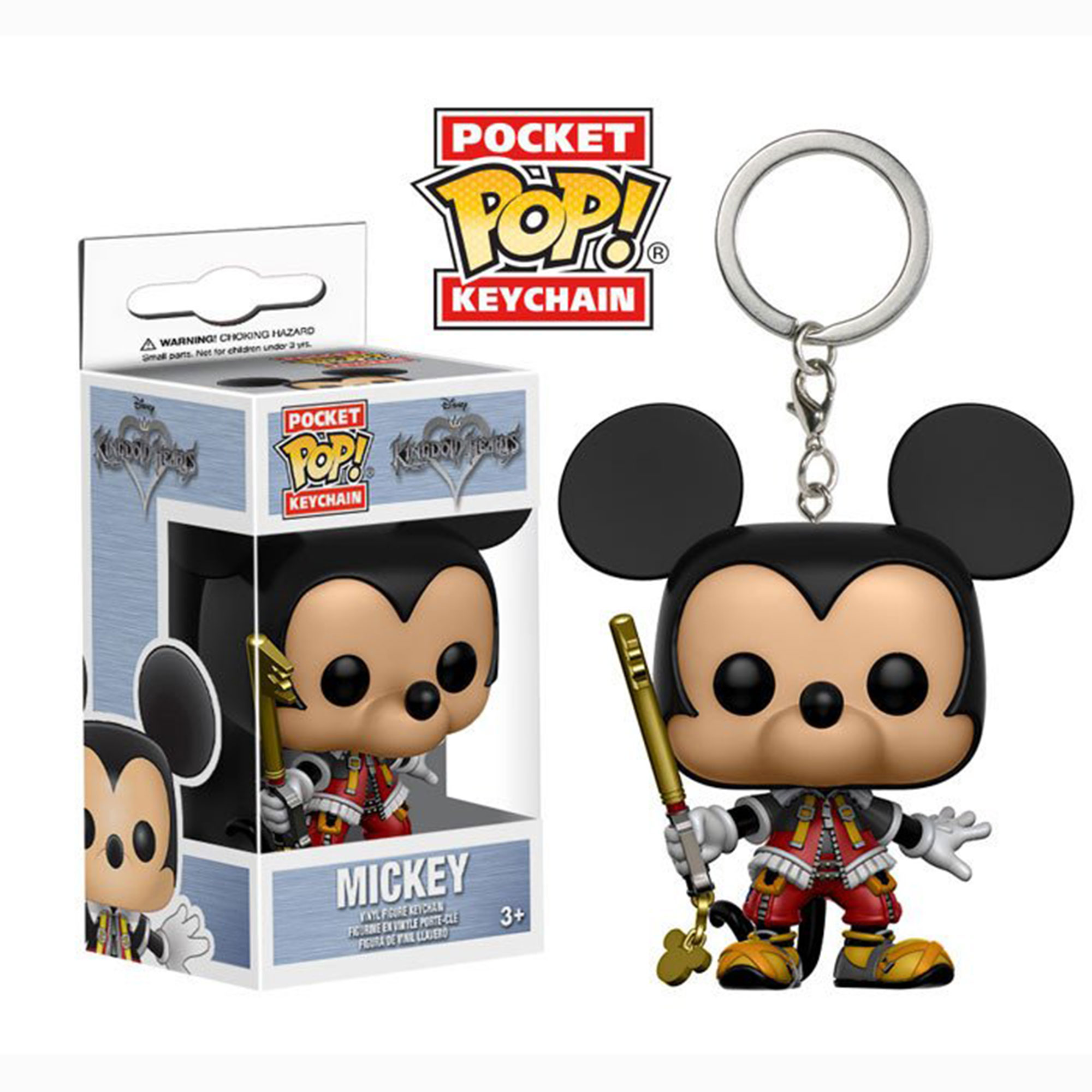 Pocket POP Keychain- Vinyl Figure - Toy - Kingdom Hearts - Mickey
