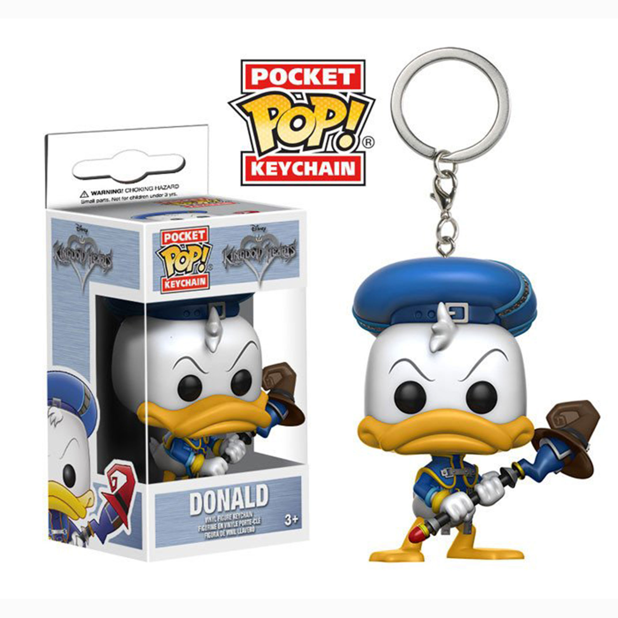 Pocket POP Keychain- Vinyl Figure - Toy - Kingdom Hearts - Donald