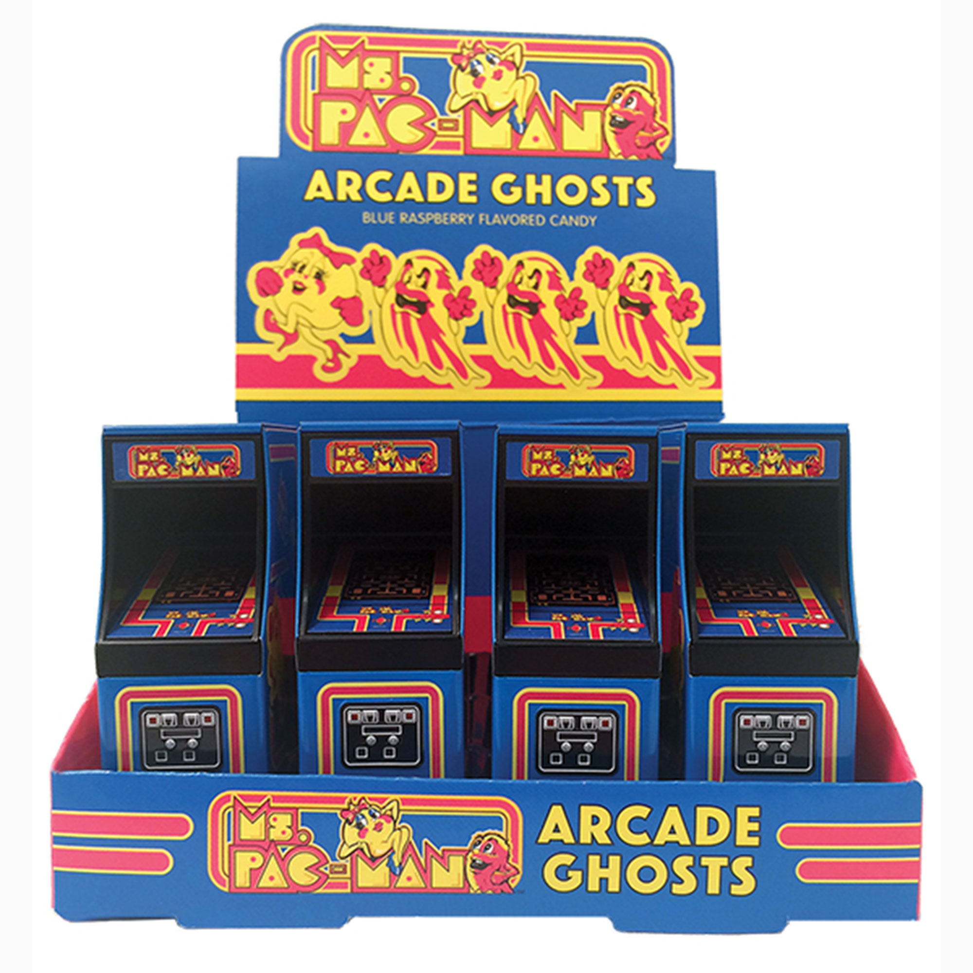 Ms. Pac-Man Arcade Ghosts Tin - Candy - 12pc
