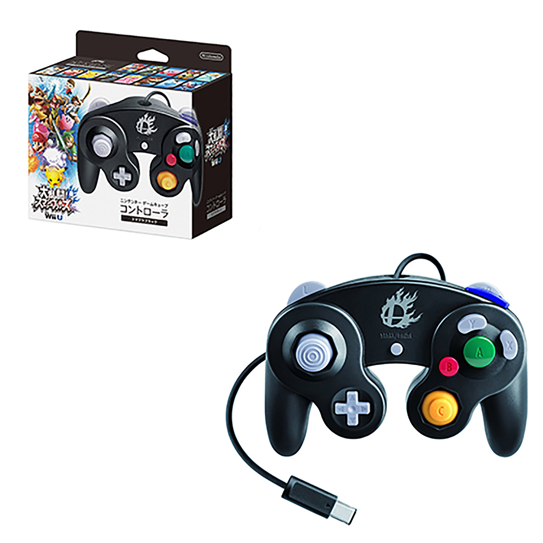 Controller - Gamecube - Smash Brothers - Japanese Version - Black