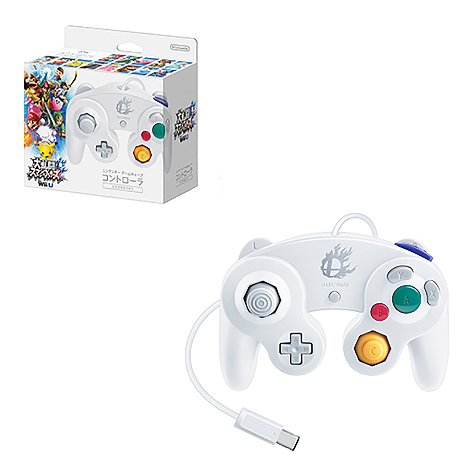 Controller - Gamecube - Smash Brothers - Japanese Version - White
