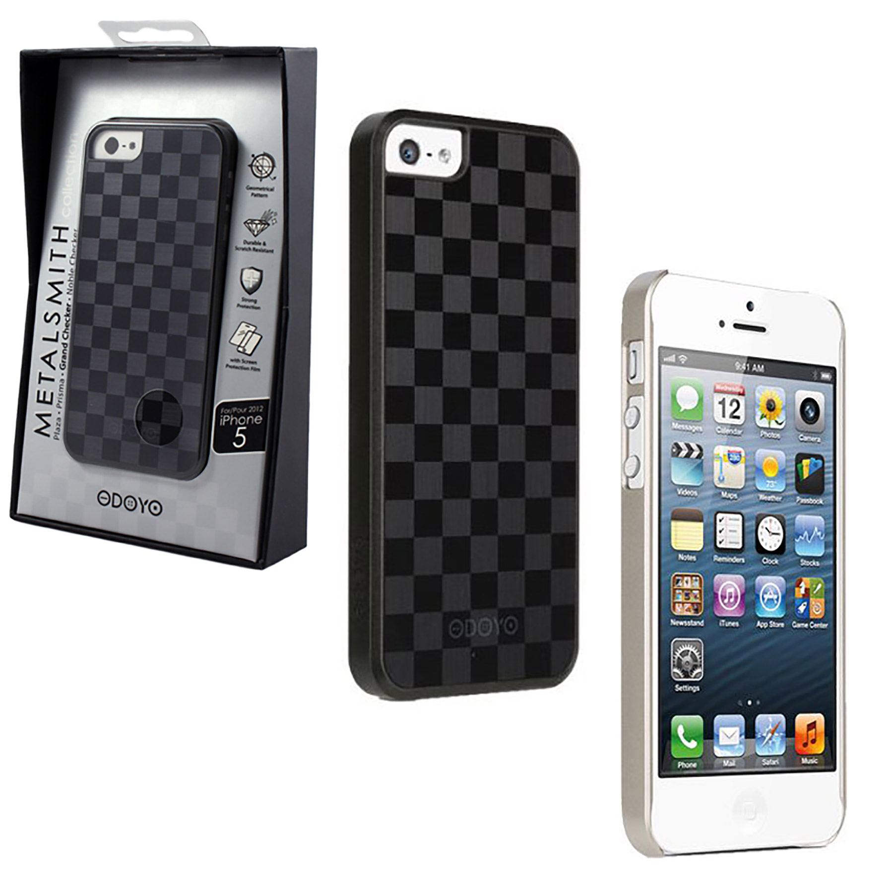 Case - iPhone 5 - Metalsmith - Grand Checker (Odoyo)