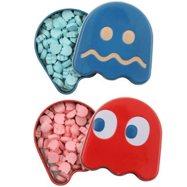 Ghost Shaped Tin - Pac-Man Ghost Sours