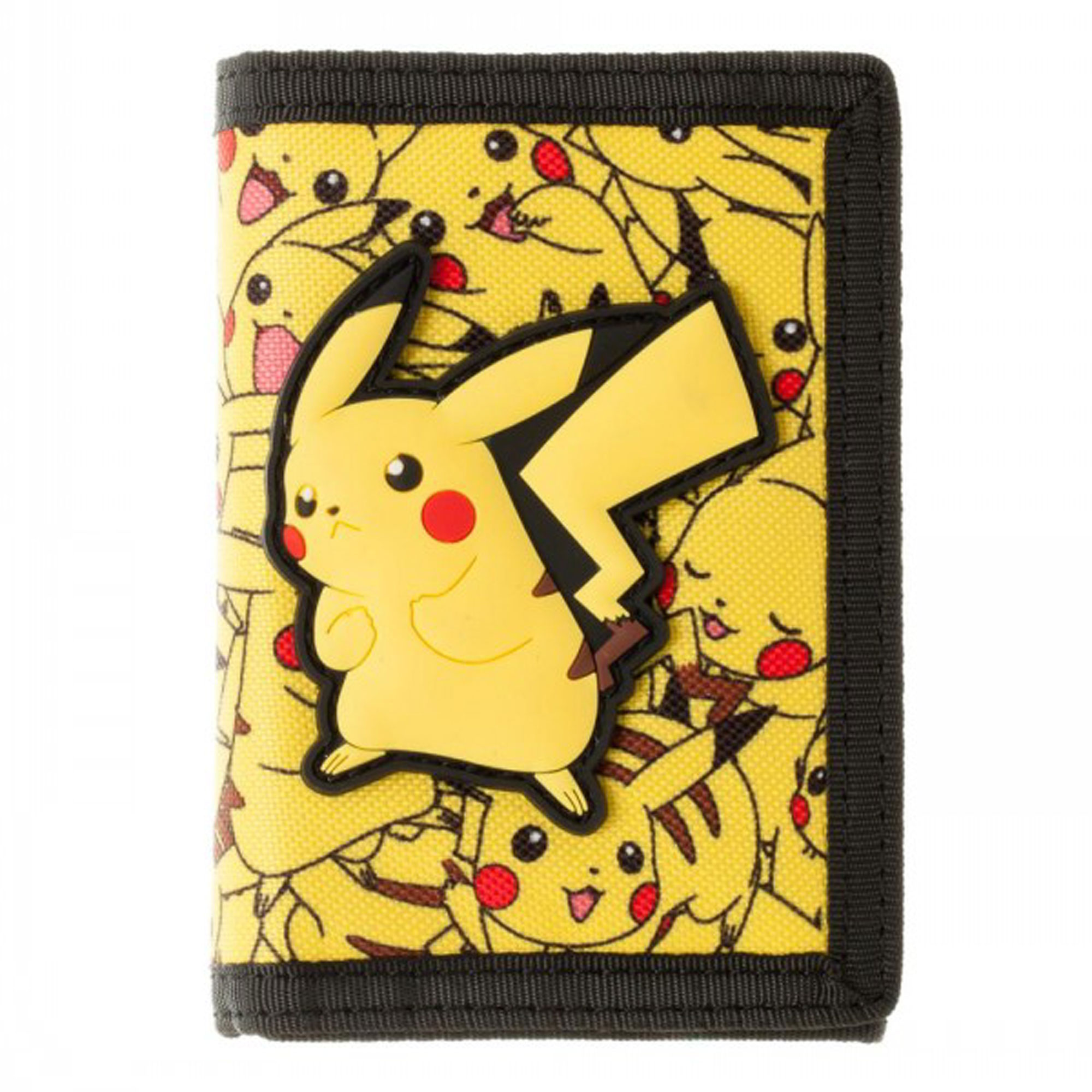 Wallet - Novelty - Pokemon - Pikachu Velcro Wallet