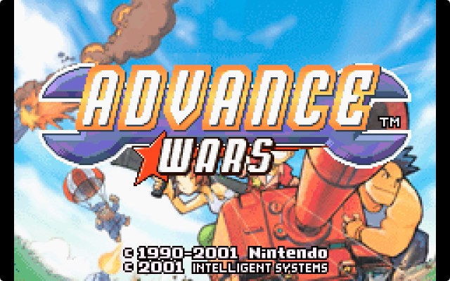 GBA Advance Wars - Advance Wars GameBoy Advance