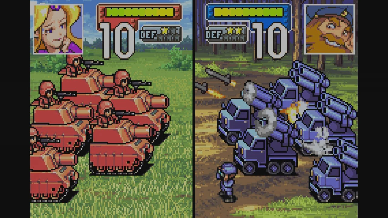 GBA Advance Wars - Advance Wars GameBoy Advance