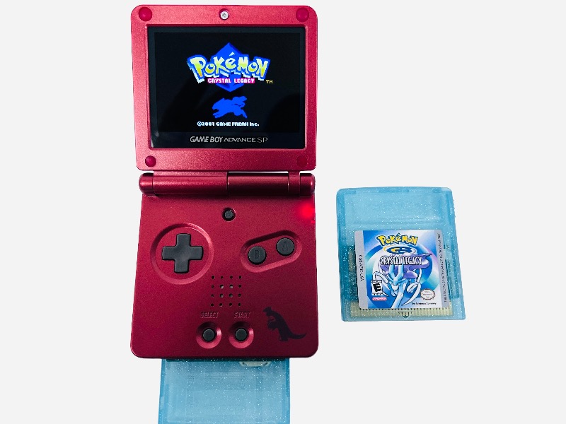 in Stock - Gameboy Color Pokemon Crystal Legacy for Gameboy Advance SP