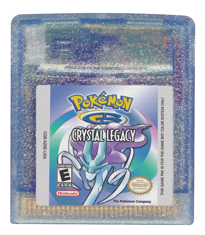 in Stock - Gameboy Color Pokemon Crystal Legacy for Gameboy Advance SP