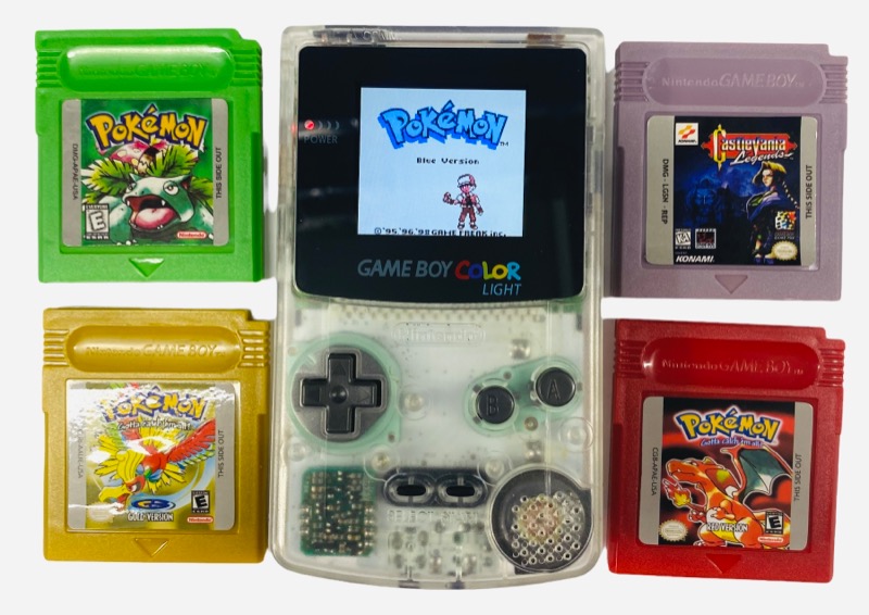 Gameboy Color Backlight Console Bundle w/ New IPS V3 Backlit - Gameboy Color Backlight Console Bundle w/ New IPS V3 Backlit for GameBoy Color