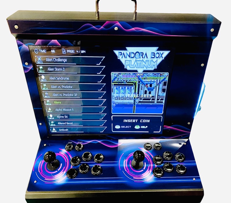 Bartop Retro Arcade Coin Operated - Retro Arcade Machine for Mini Arcade