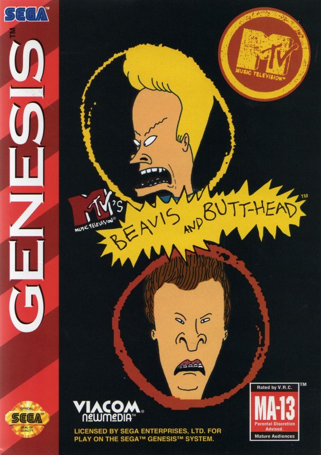 GENESIS - Sega Genesis Beavis and Butt-head Pre-Played