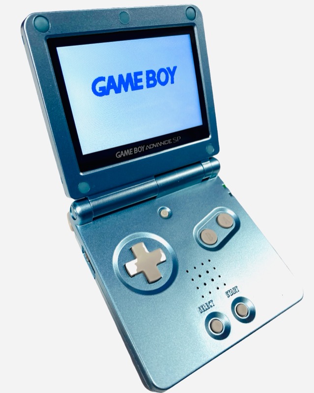 New Upgraded Limited Edition SP Pearl Blue Bundle - Gameboy Advance SP for Gameboy Advance SP