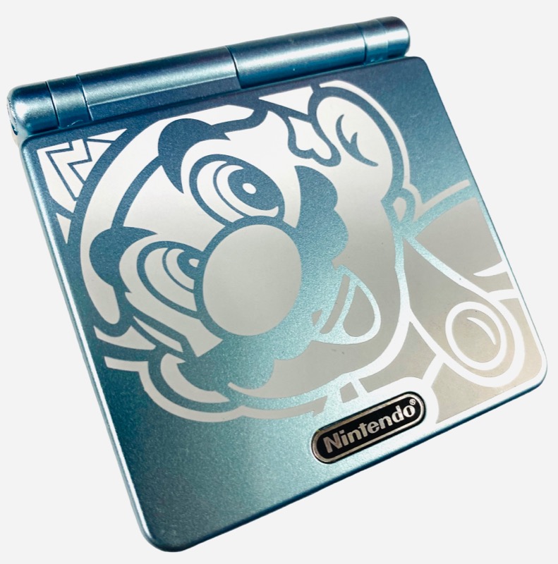 New Upgraded Limited Edition SP Pearl Blue Bundle - Gameboy Advance SP for Gameboy Advance SP