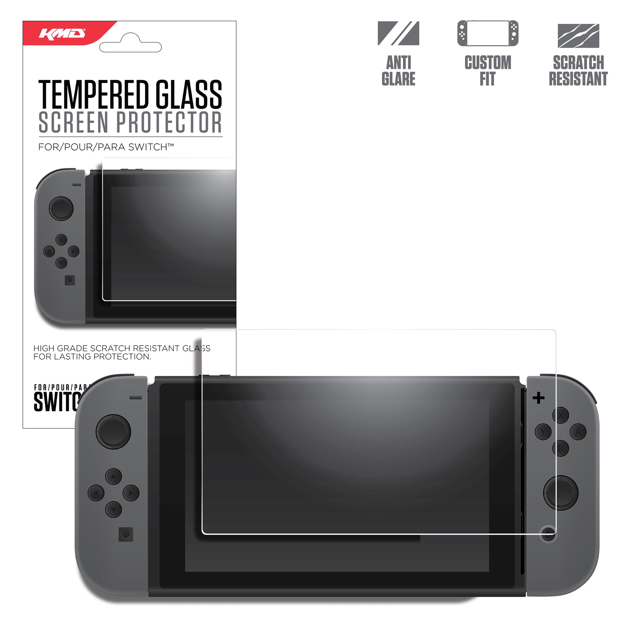 Screen Protector - Switch - Tempered Glass (KMD)