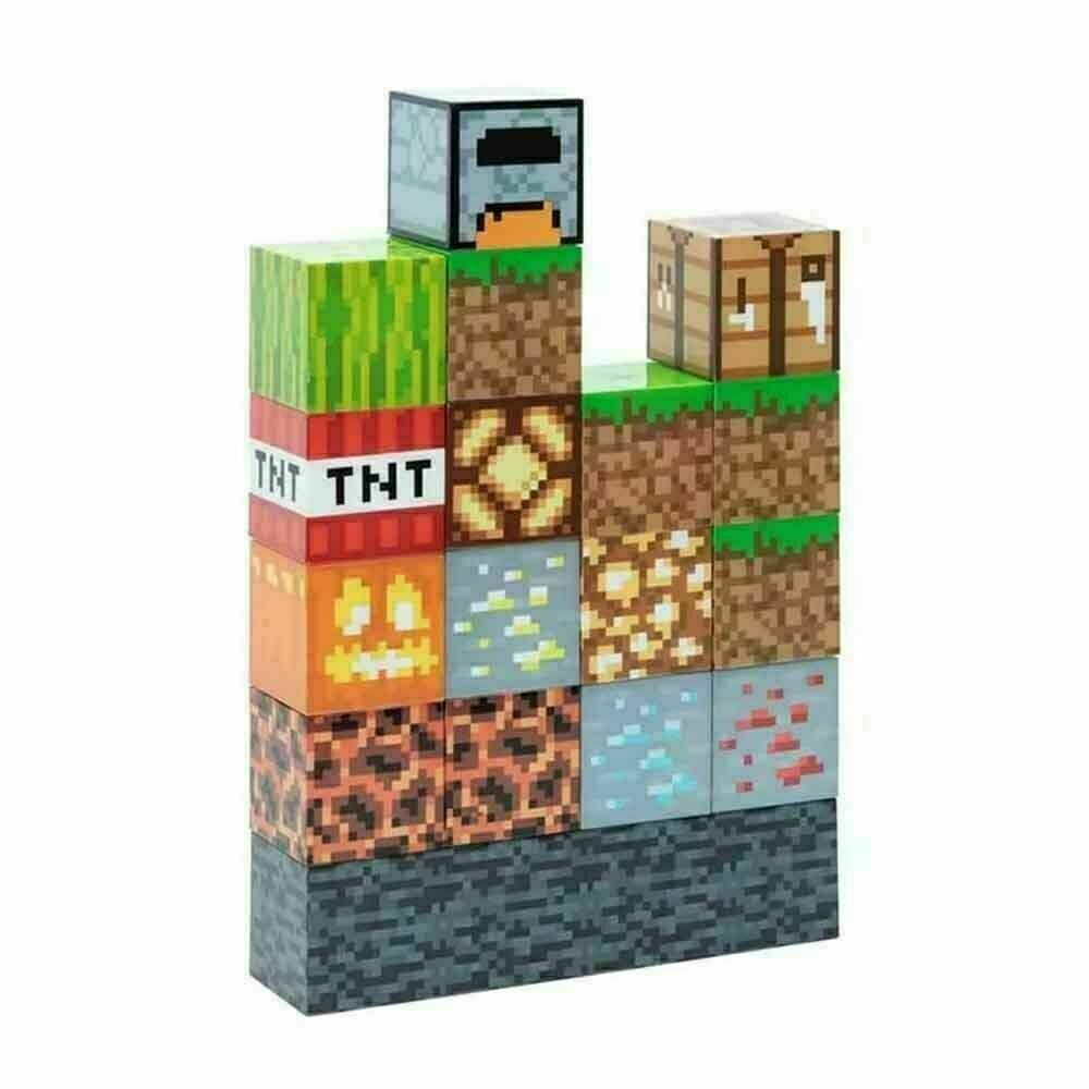 Minecraft LED Block Lights - Minecraft Block Building Light for Game Room Lighting