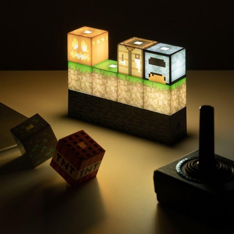 Minecraft LED Block Lights - Minecraft Block Building Light for Game Room Lighting