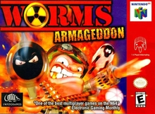 N64 Worms Armageddon - Nintendo 64 Worms Armageddon