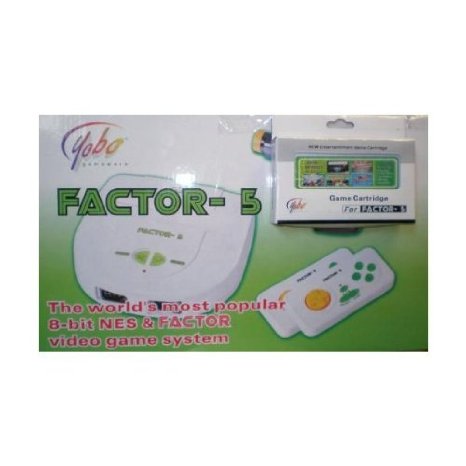 New - Yobo Factor-5 Video Game System with 5 Games! for Original Nintendo