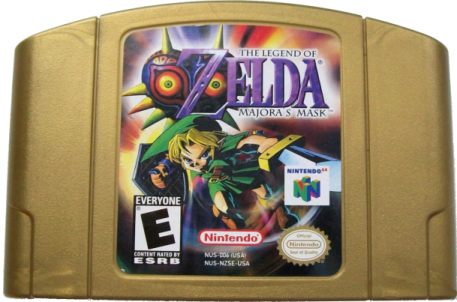 Nintendo 64 Majoras Mask Gold - N64 The Legend of Zelda Majora's Mask