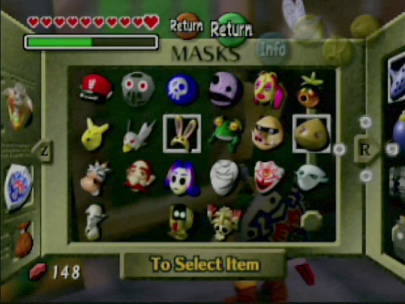 Nintendo 64 Majoras Mask Gold - N64 The Legend of Zelda Majora's Mask