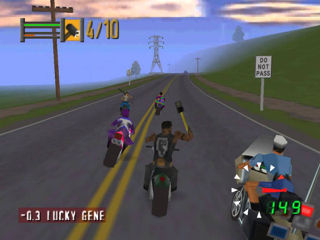 N64 Road Rash - Nintendo 64 Road Rash 64