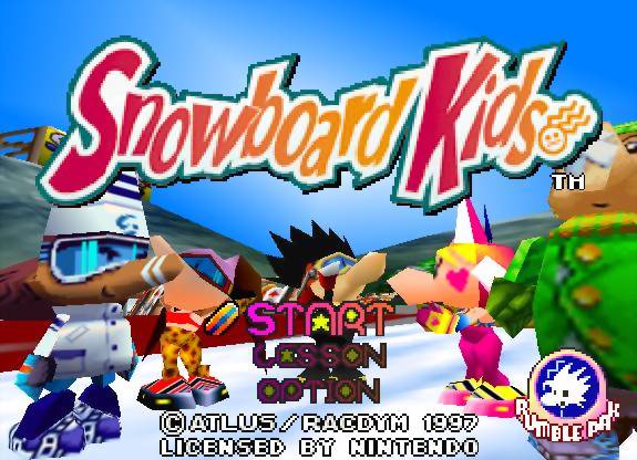 N64 Snowboard Kids - Nintendo 64 Snowboard Kids
