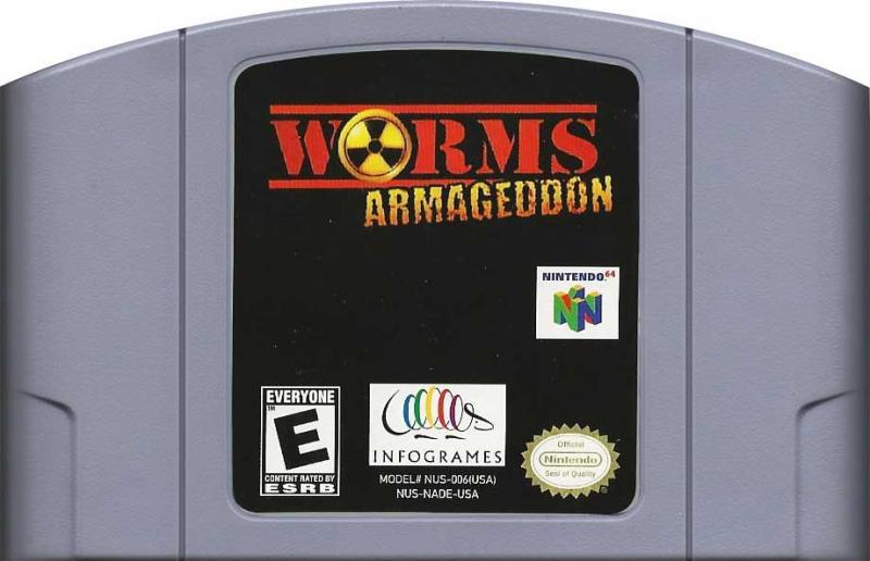 N64 Worms Armageddon - Nintendo 64 Worms Armageddon