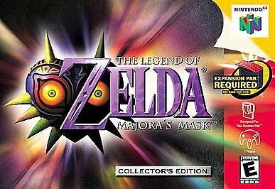 Nintendo 64 Majoras Mask Gold - N64 The Legend of Zelda Majora's Mask