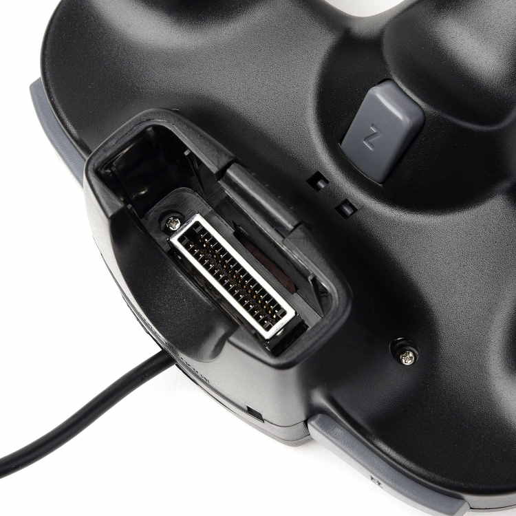 N64 Style Controller Pad Black - Nintendo 64 Controller in Black for Nintendo 64 Controllers