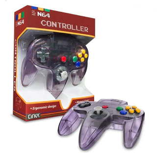 Compatible N64 Controller Purple - Original Nintendo 64 Controller Atomic Purple for Nintendo 64