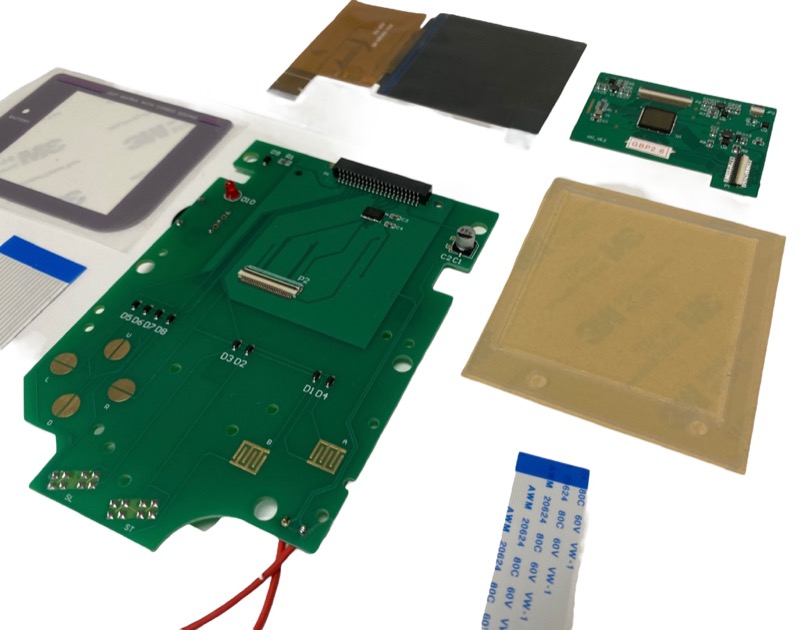 V5 DMG IPS - Gameboy DMG IPS Screen Kit for Original Gameboy