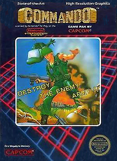 NES - Original Nintendo Commando Pre-Played